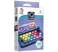 SmartGames - IQ Stars - Jeu de Réflexion et de Logique - 120 Défis de Différents Niveaux - 1 Joueur - A partir de 6 Ans