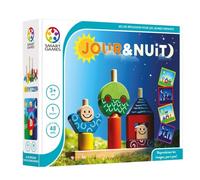 SmartGames Jeu de réflexion en bois Jour et Nuit – 48 défis pas à pas, 1 joueur, dès 3 ans
