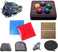 Jeux Squid Game Gonggi Set Jebi Série Coréenne Jeu Famille