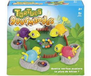 Jeux Tortues gourmandes- 2 à 4 Joueurs- Quelle Tortue avalera Le Plus de Billes ?