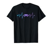 Jeux Vidéo Drôle Cadeau Battement De Coeur Gamer Joueur Jeu T-Shirt