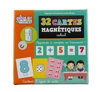 Jeux2Mômes - 32 Cartes magnétiques CALCUL - Apprends à Compter en t'amusant +6ans