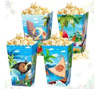 JeVenis 12 PCS hawaii fournitures de fête d'anniversaire hawaii party favors sacs boîtes pour anniversaire babyshower