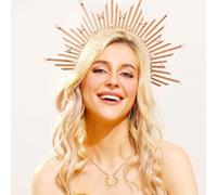 JeVenis 4 pcs étoiles d'or couronne halo bandeau baroque diadème de la déesse du soleil serre tête couronne en forme de soleil tête de festival cosplay mariage