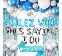 JeVenis bannière de ballons dancing queen dancing queen décorations d'enterrement de vie de jeune fille décoration de fête mamma mia décoration 70s décors d'enterrement de vie de disco
