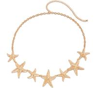 JeVenis chaînes de taille étoile de mer femmes bohème chaîne de corps coquillage plage d'été chaîne de taille à breloques bikini sexy chaîne de taille coquillage accessoires de chaîne de corps