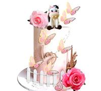 JeVenis chevaux fleurs deco gateau cowgirl deco gateau fete chevaux deco pour filles course chevaux western cowgirl fetes anniversaire