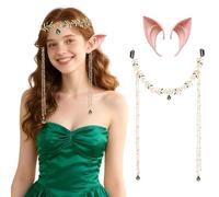 JeVenis costume elf renaissance costume renaissance fée des bois de fée couronne elfe oreilles forêt elfe renaissance halloween mariage douche nuptiale