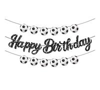 JeVenis decoration anniversaire football ans ensemble accessoires fete decoration garcon ballons banderole pour fete anniversaire enfant