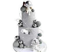 JeVenis décorations pour gâteaux de l'espace espace extra atmosphérique astronaute fusée etoiles décorations pour gâteaux pour les fêtes d'anniversaire babyshower