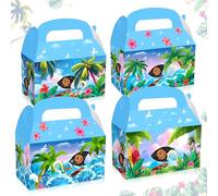 JeVenis fournitures pour la fête d'anniversaire hawaii moana boîtes de popcorn pour la fête de moana moana party favors treat goodies sweets favors bags boxes for birthday babyshower
