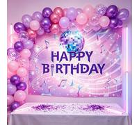 JeVenis jouet vénus rose lilas ballon guirlande musique fond étoile sphères