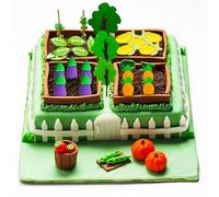 JeVenis Mini décoration de gâteau de maïs, carottes, pois, aubergines cultivées localement - Décorations de fête prénatale - Décoration de marché fermier - Fournitures de marché agricole - Décorations