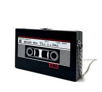 JeVenis retour aux années 90 oblique sac à bandoulière années 90 années décorations de fête sac à chaîne pour femme 90s sac à main radio
