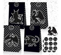 JeVenis Sacs de faveur de fête de Dragon Fournitures de fête Dragon Fournitures de fête Fantaisie Faveurs de fête Fantaisie Sacs Dragon Party