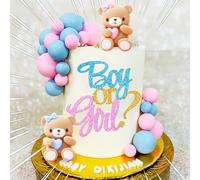 JeVenis Topper Bébé Teddy Bear Fête d'Anniversaire Fournitures