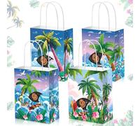 JeVenis Vaiana Fournitures de fête d'anniversaire Vaiana Sacs de fête à friandises Bonbons Sacs Boîtes pour anniversaire Baby Shower