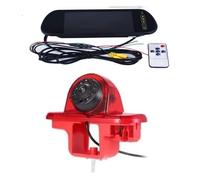 Jeviuwi troisième feu stop à LED Pour Primastar Pour Van 2001-2009 2010 2011 2012 2013 2014 Vision Nocturne Vue Arrière Caméra Feu Stop Secours 3ème Feu Stop(2PC)