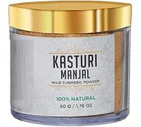 Jevr KASTURI MANJAL Poudre de curcuma (sauvage/musc/blanc) 100 % naturelle du Kerala