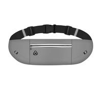 JEVRKAPZ Ceinture de course fine pour homme et femme, support de téléphone pour course à pied, sac banane pour entraînement, gris, 1198