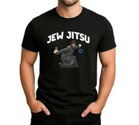 Jew Jitsu - Design amusant avec inscription amusante - Motif amusant - Pour les fans de mèmes, les oiseaux amusants et les personnes ayant un sens ironique, Hommes Noir, L