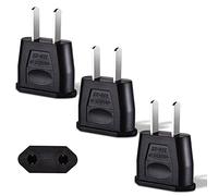 Jewan Adaptateur Prise USA, Adaptateur Voyage 3 X Adaptateur Prise Japon, Adaptateur Prise France vers USA, Japon Adaptateur Europe, Canada, Mexique (Noir)