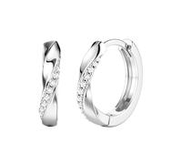 JeweBella Boucles d'Oreilles Femme Argent 925 Creoles Or Argent Hypoallergénique Créoles Plaqué Or 18K Boucle d'Oreille Creoles pour Femmes Enfant Fille