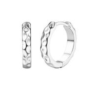 JeweBella Boucles d'Oreilles Femme Argent 925 Creoles Or Argent Hypoallergénique Créoles Plaqué Or 18K Boucle d'Oreille Creoles pour Femmes Enfant Fille