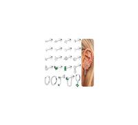 JeweBella Piercings Boucles d'Oreilles Femmes en Acier Inoxydable Créoles Or Tragus Conch Acier Chirurgical