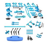 Jewecutger Kit d'accessoires de modification en métal - Bras de suspension et phalanges de direction pour TT02-02 1/10 RC - Pièces de mise à niveau de voiture, 1