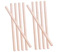 JEWEDECO 10 Pièces Bâtons de Rythme Bois Naturel pour Garçon Fille Instruments de Percussion Classiques Jouets Éducatifs Précoces Adaptée pour Maternelle et Primaire pour Apprentissage Du