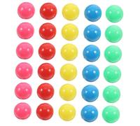 JEWEDECO 100pièces De Compte Plastique Colorées Pour Mathématiques Éducatives Marbles Creux Pour Expériences De Probabilité Et Activités Scolaires