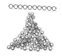 JEWEDECO 100pièces Eyelets Grommets Pour Cordon De Chaussure Kit De Fixation Pour Tentes Et Artisanat