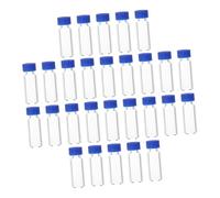 JEWEDECO 100pièces Flacons Avec Couvercles Pour Échantillons Petits Pots Transparent Pour Et Idéaux Pour Expériences Et De Recherche