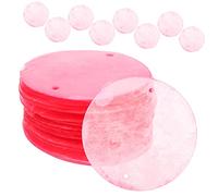 JEWEDECO 100pièces Pendentifs Naturel Pour Bricolage Et Décoration De Wind Chimes Artisanaux Coquille Accessoires De Bijoux Faits Main