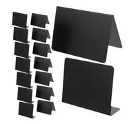 JEWEDECO 12 Pièces Lot de Mini Ardoises Effaçables pour Table Panneaux Noirs Réutilisables pour Messages Numéros de Table et Décoration Mariage Format Compact Pratique
