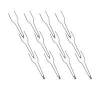 JEWEDECO 12 Pièces Pointes de Fil de Pyrogravure pour Projets DIY et Pyrogravure, Métal Professionnel, Activation Instantanée Chaleur, Supporte Designs Miniatures Grosse Échelle