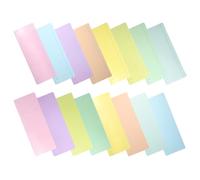 JEWEDECO 16 Pièces Bandes de Lecture Aide Visuelle Portable en Pvc Colorées avec Bande Rectangulaire pour Garçon et Filles et Étudiants pour Dyslexie, en Classe