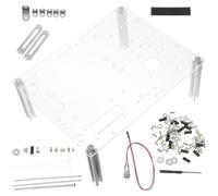 JEWEDECO 1ensemble Support PC Ouvert pour Carte Mère Matx Cadre Transparent Compact et Boîtier Test DIY Simple et Stable Compatible Open Air Computer Case