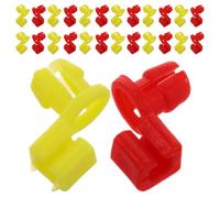 JEWEDECO 20 Sets de Clips Plastique pour Verrou de Tige de Poignée de Hayon, Fixation Sécurisée et Légère, Adaptés pour Porte de Voiture et Usage Automobile