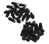 JEWEDECO 20pcs Serrage-fil en Plastique Noir M10 pour Installation D'éclairage, Support de Câble Facile à Installer, Prévention des Risques pour Professionnels