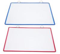 JEWEDECO 2pièces Pochette De Rangement Murale avec Double De Pochettes Transparentes pour Documents Organisateur De Dossiers pour Bureau Et Études