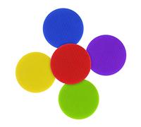 JEWEDECO 30 Pièces Lot De Autocollants Ronds Colorés Pour Marquage Sol Et Tapis Marqueurs Réutilisables Pour Formation Et Jeux Famille Ou Classe