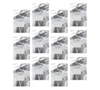 JEWEDECO 300 Feuilles de Papier Aluminium Argentées pour Dissolution de Vernis Gel, 300 Pièces Faciles à Utiliser Coton pour Retirer Cuticules Efficacement