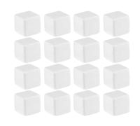 JEWEDECO 36 Blocs Minéraux Naturels pour Tortues et Escargots, Aide Meulage des Dents, Dissolution l'eau, Pierre Minérale Blanc pour Reptiles