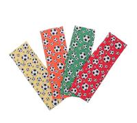 JEWEDECO 4 Pièces Bandeau Élastique de Football pour Supporter la Coupe du Monde, Léger et Portable en Polyester et Spandex, pour Événements et Matchs de Soccer