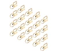 JEWEDECO 40 Pièces Clips pour Extrémités de Sangles en Fer, Boucle pour Sangle 25mm, Prévention Corrosion et Gain de Temps, pour Projet DIY et Création de Bracelets