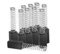 JEWEDECO 40pièces Lot de Balais de Rechange pour Moteur Électrique Balais Graphite Durables avec Ressort de Réparation pour Machines à Coudre et Petits Moteurs Domestiques
