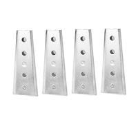 JEWEDECO 4paires Connecteurs De Canapé Accessoires De Meubles pour Relier Et Stabiliser Les Canapés Fixations Pratiques Et