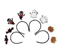 JEWEDECO 4pièces Bandeaux De Halloween Accessoires De Costume Pour Fête Décorations De Tête Avec Citrouille Fantôme Monstre Et Chauve-souris